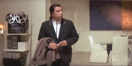 Gif de John Travolta dans Pulp Fiction pour illustrer le fait de chercher à faire financer sa démarche RSE